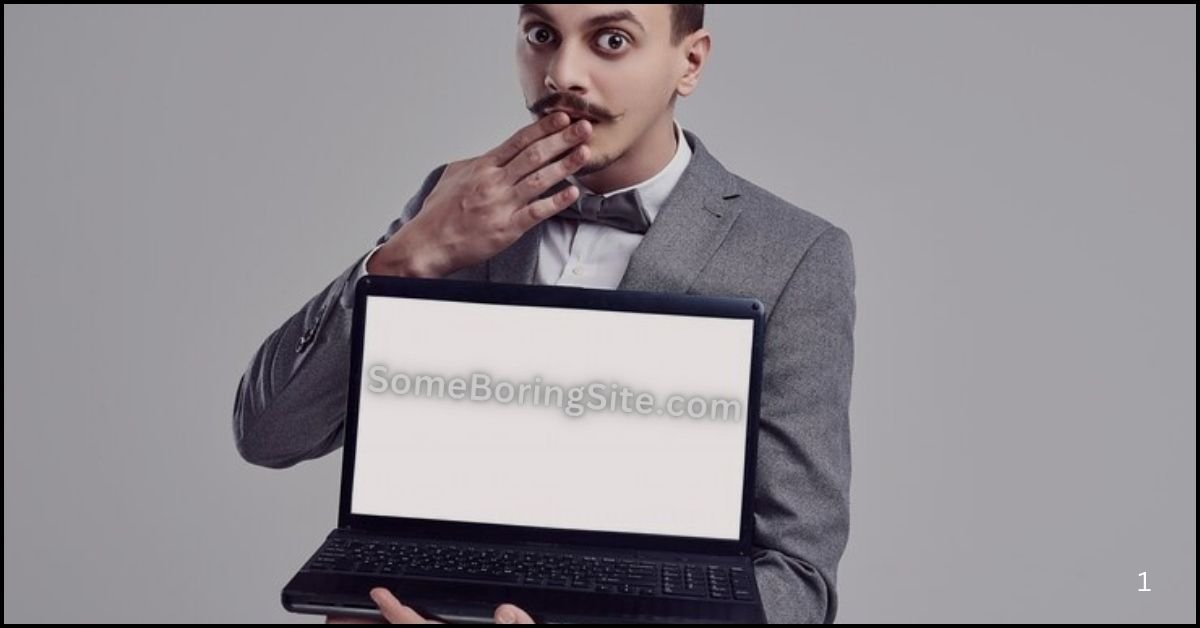 "Visit SomeBoringSite.com for simple online content"